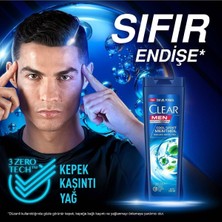 Clear Men Şampuan Cool Sport Menthol Ferahlatıcı Mentol Etkisi 350 ml X2 Adet