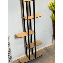 Çiçeklik Raf Çok Amaçlı Saksı Standı Zig Zag Çiçeklik 2158