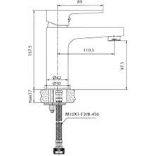 Creavit Sharp Lavabo Bataryası Altın