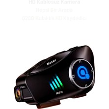 Q28 Motosiklet Kaskı Için Kameralı Bluetooth Kulaklık 1080P Hd Ultra Geniş Açı Su Geçirmez