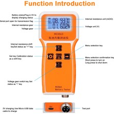 Echo Chicly RC3563 Akü Gerilimi Dahili Direnç Test Cihazı, Test Cihazı Klipsi (Yurt Dışından)