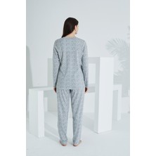 Etoile %100 Pamuk Uzun Kol Kadın Pijama Takımı