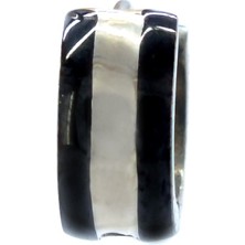 Bz 316L Çelik Siyah Kalın Halka Küpe UNK-702