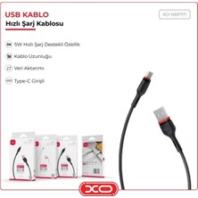 Xo 2.4A Hızlı Fast USB To Type-C Android iPhone iPad Tablet Uyumlu Data Veri Şarj Kablosu NB-P171