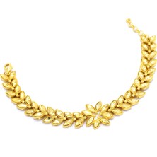 Bz Altın Kaplama Buğday Model Kadın Bileklik BLK-836