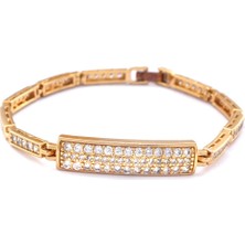 Bz 316L Çelik Taşlı Rose Bileklik BLK-898