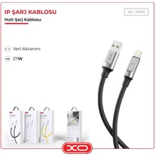 Xo 6A Fast Hızlı Quick USB To Lightning iPhone iPad Uyumlu Metal Uçlu Data Veri Şarj Kablosu NB251