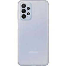 Mopal Samsung A23 Uyumlu Şeffaf Darbeye Dayanıklı Yumuşak Silikon Telefon Kılıfı Clear Tpu