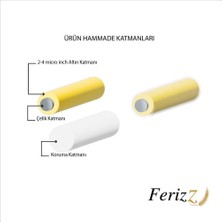 Ferizz Ajda Charm Çelik Altın Kaplama Kadın Altıgen MODEL-CHR-120