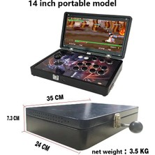 Idragon® Pandora Box-01,  720P Hd 14 Inç Ekranlı Taşınabilir Oyun Konsolu Retro Atari 20000 Retro Oyun