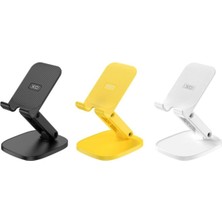 Katlanabilir 3 Farklı Açı ve Yükseklik Ayarlı Masaüstü Ev Ofis Telefon Tablet Tutucu Holder C127