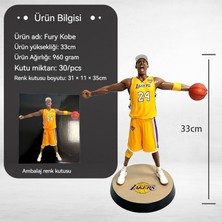 Kebi Basketbol Yıldızı Siyah Mamba Kobe Figürden 330MM Daha Yüksektir (Yurt Dışından)