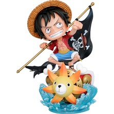 One Piece Bayrak Taşıyan Hasır Şapka Luffy Gk Figürü Yüksekliği 220MM (Yurt Dışından)