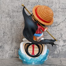 One Piece Bayrak Taşıyan Hasır Şapka Luffy Gk Figürü Yüksekliği 220MM (Yurt Dışından)