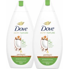 Dove Nemlendirici Duş Jeli Hindistan Cevizi Yağı ve Badem Özü 450 ml X2