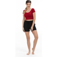 Etoile Kadın Bambu Crop Şort Takım Pijama 70026