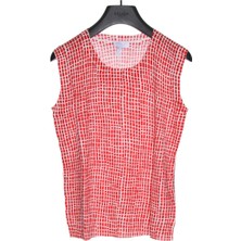 Escada Sport  Desenli Kolsuz Yuvarlak Yaka Dar Kesim Kazak