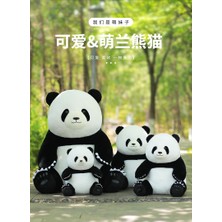 Changyuan Dev Panda Bebek Peluş Oyuncak Yaratıcı Çocuk Oyuncak Bebek Panda Hatıra (300MM-350MM) (Yurt Dışından)