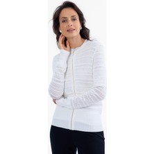 Escada Sport  Fermuarlı Uzun Kol Triko Hırka