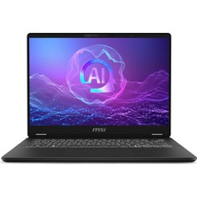 MSI PRESTIGE 14 AI+ EVO C2VMG-012TR Intel Core Ultra 7 258V 32GB 1TB SSD Windows 11 Home 14" OLED Taşınabilir Bilgisayar