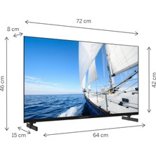 THOMSON 32HG2S14 32" 82 Ekran Uydu Alıcılı HD Dolby Audio Google LED TV