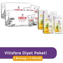 Vitisfera Diyet Paketi (2 Bromag + 2 Fibrelin)