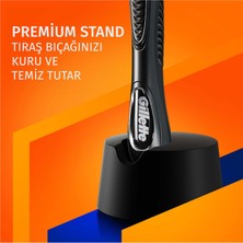 Gillette Fusion5 Tıraş Makinesi ve Yedek Bıçağı 5'li + Tıraş Bıçağı Standı