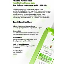 Pharma Naturactive Keratin Saç Bakım Yağı, Onarıcı ve Nemlendirici, 100ML