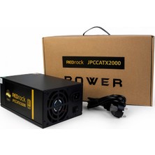 Redrock 2000 Watt Mining 80+ Gold-DİSTRİBÜTÖR GARANTİLİ-8 ADET EKRAN KARTI TAKILABİLİR-6+2PIN