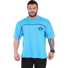 Oversize Spor T-Shirt Geniş Kesim Pamuklu Big Sam 2803