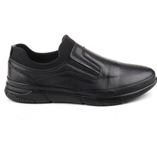 Luis Figo 4441 Büyük Numara Hakiki Deri Bağcıksız Erkek Ayakkabı