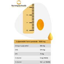 Norwegian Health Çocuk Omega 3 Ciğnenebilir Gummies 30 Kapsül