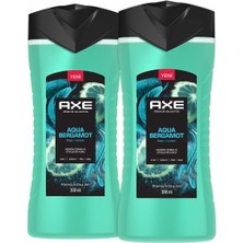 Axe Premium Collection Duş Jeli Aqua Bergamot 3 In 1 Vücut Saç Yüz 300 ml X2