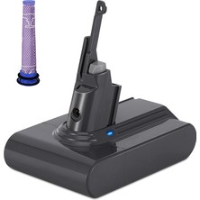 Echo Chicly Dyson V7 Animal Için V7 Pil Adaptörünü + Ön Filtreyi 21.6V Değiştirin (Yurt Dışından)