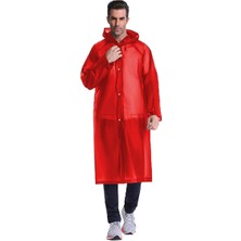 Savage Pvc Kırmızı Cep Yağmurluk (11011)