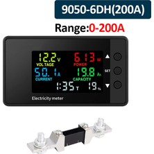 Echo Chicly 6'sı 1 Arada Voltmetre Ampermetre Dc 7.5-100V Wattmetre 0-200A (Yurt Dışından)