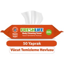 Freshlife Vücut Temizleme Havlusu 50 Yaprak