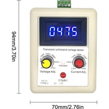 Echo Chicly Gerilim Kapasitesi Igbt Transistör Test Cihazı Beyaz+Mavi (Yurt Dışından)