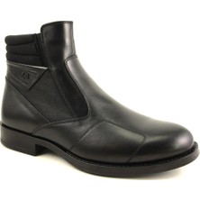 Forelli 31664 Erkek Siyah Deri Comfort Bot