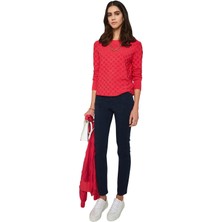 Escada Sport  Küçük Cepli Dar Paça Lacivert Pamuklu Jean Pantolon