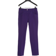 Escada  Boru Paça Cepli Mor Pamuklu Pantolon