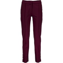 Escada  Düğme Detaylı Dar Paça Dikişli Normal Bel Likralı Pantolon