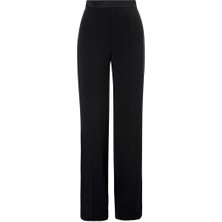 Escada  Yüksek Bel Boru Paça Siyah Klasik Pantolon