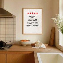 Arthub Chef Was Cute Çerçevesiz Yüksek  Poster,pinterest Mutfak Dekor