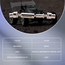 Benagee Wpl D12 C24 C34 B14 B24 Mn D90 MN99S Henglong Rc, Gümüş ile Uyumlu Tahrik Mili (Yurt Dışından)