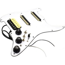 Benagee St Elektro Gitar Pickguard Pickup Kablolama Yüklü Önceden Kablolanmış Pickguard Gitar Pickguard Scratchplate Pikap Montajı (Yurt Dışından)