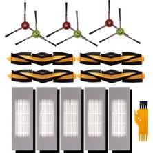 Benagee Deebot Ozmo 920 950 T5 T8 T9 Ana Yan Fırça Filtresi Için 16 Adet (Yurt Dışından)