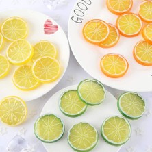Benagee 30 Parça Yapay Plastik Limon Dilimleri Gerçekçi Simülasyon, Sarı (Yurt Dışından)