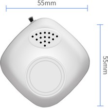 Mirror Negatif Iyon Jeneratörü Giyilebilir Hava Temizleme Cihazı Kişisel Taşınabilir USB Mini Ionizer Duman Temizleyici Oksijen Spreyi (Yurt Dışından)