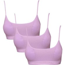 Royaleks Pedli Ip Askılı Pembe Büstiyer 3 Adet